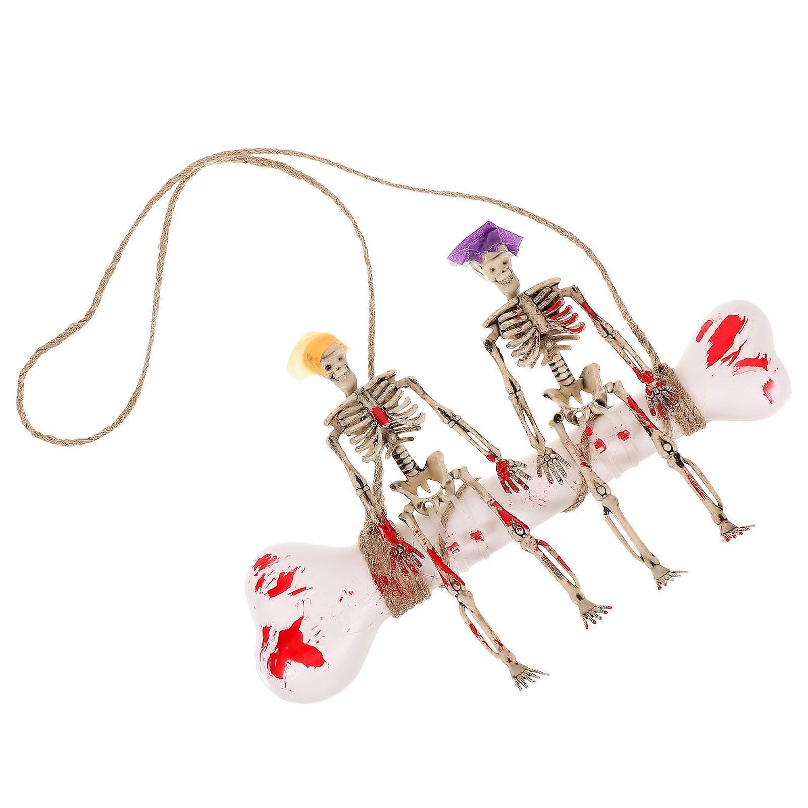 It sounds like you're describing a **realistic, movable model pendant** designed for Halloween decorations. These types of pendants are often used to