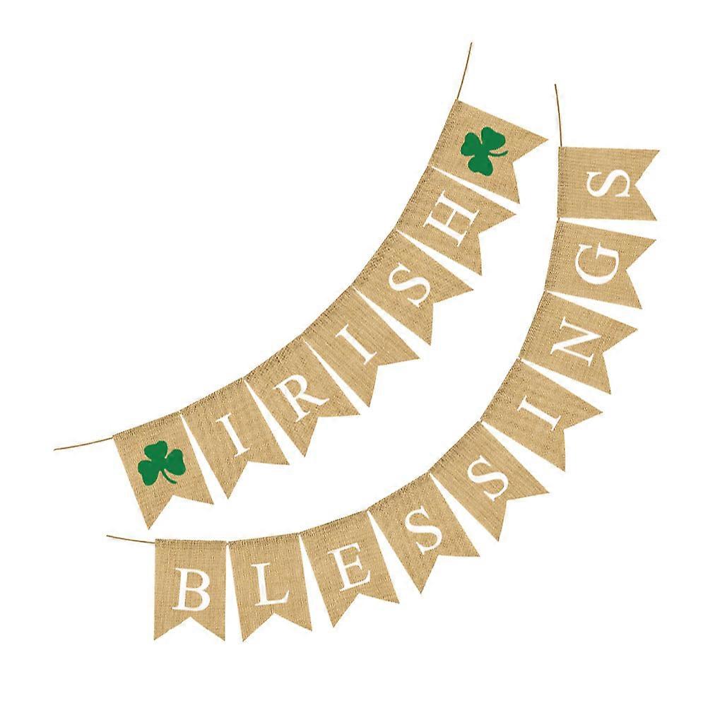 Linen Swallowtail Banner Set For Carnival Atmosphere 18x13 Cm Creative Decoration 1 Set