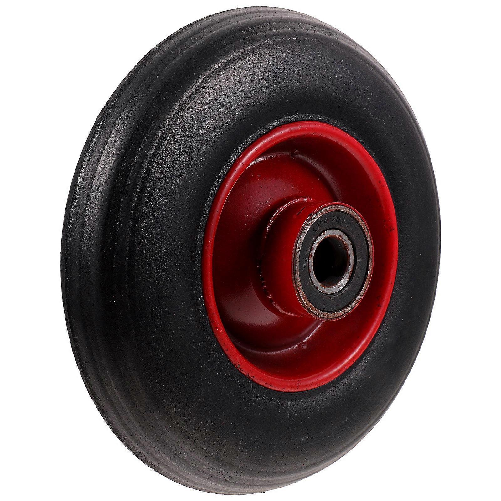 Garden Cart Replacement Tyre Wheels Replacement For Cart Black Rubber Material Puncture-Resistant 21.5X4.7cm 1Pack