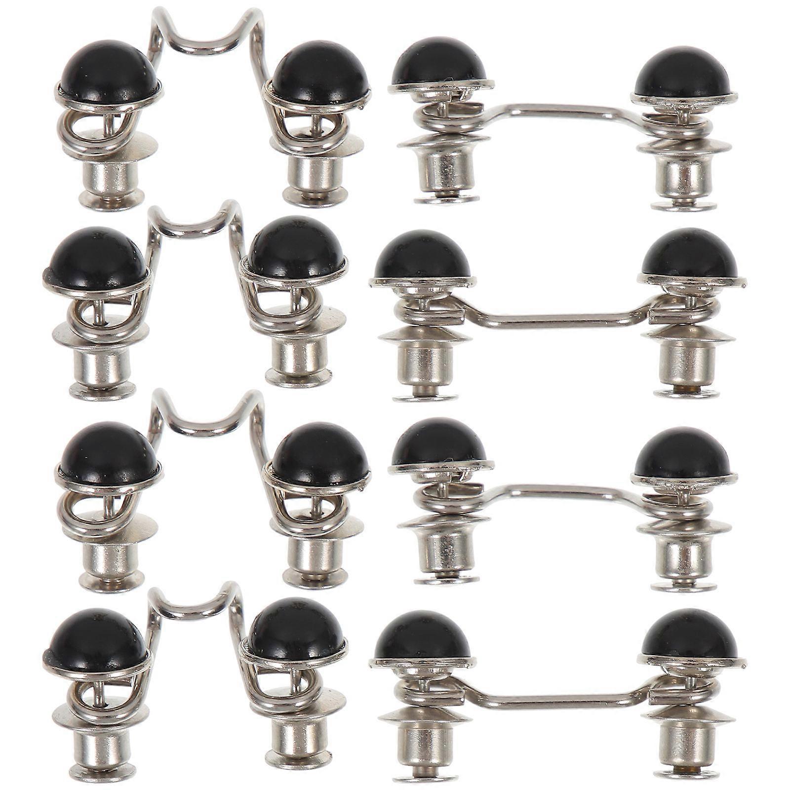 4pcs Adjustable Waist Buttons Nail Free Reusable Clips for Jeans