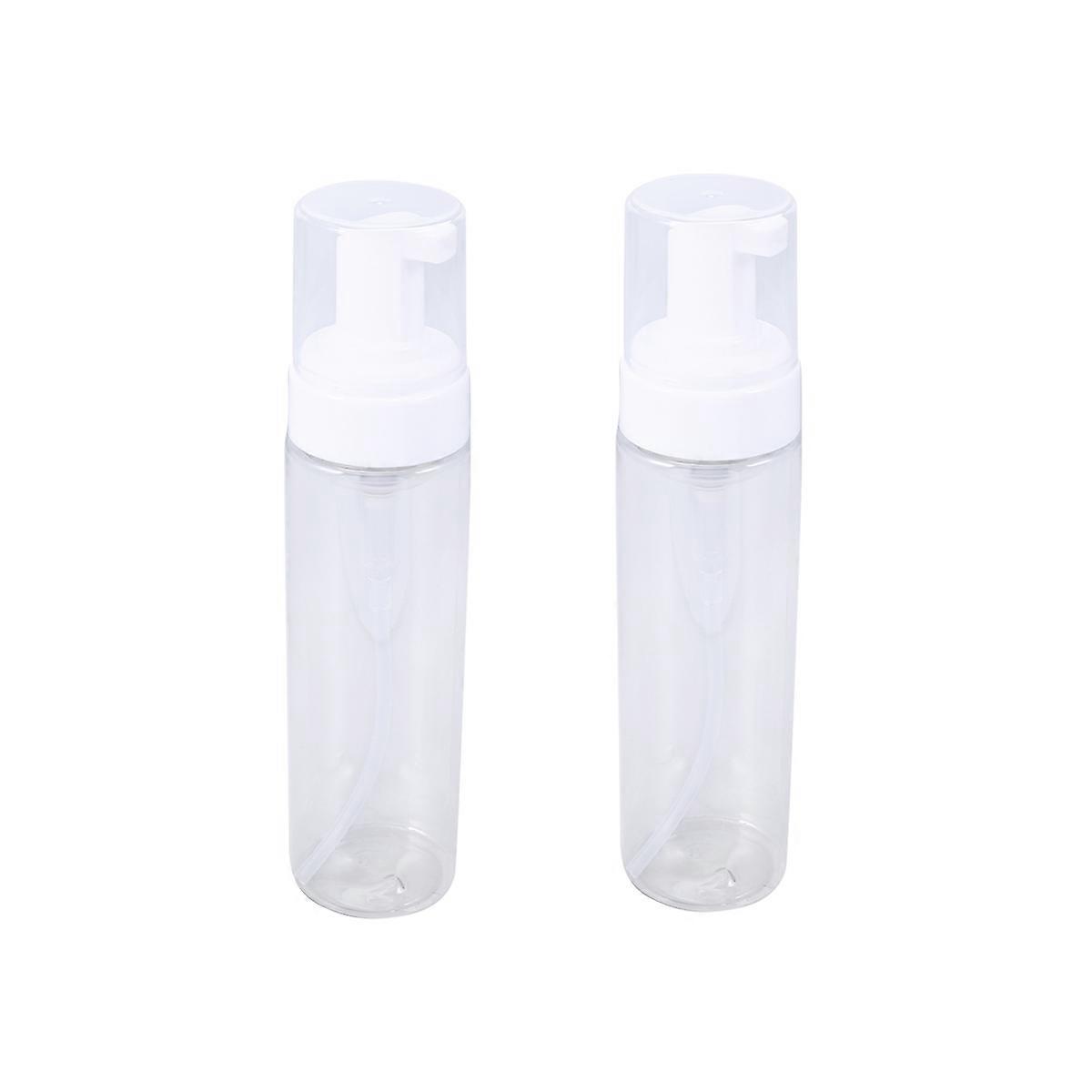20 Pcs Plastic Dispenser Bottles 200ml Pump Reusable Empty Bottles Refillable Travel Containers