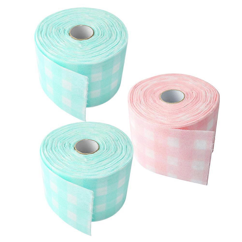 Nail Unloading Cotton For Nail Cleaning 10x12cm Open Design Color Great For Home Use 3 Rolls