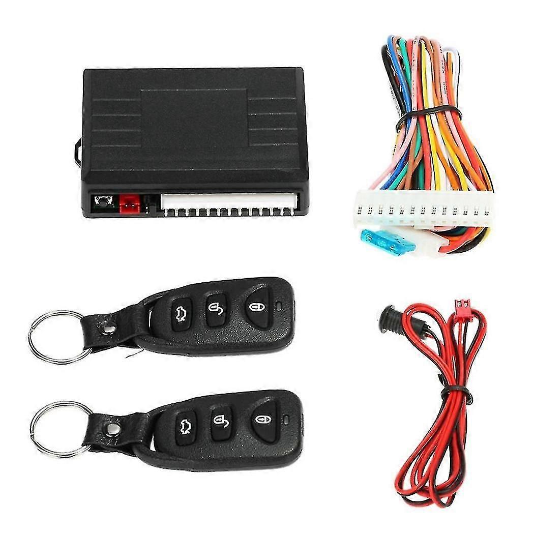 UK Car Remote Central Locking Kit with Alarm System - Keyless Entry