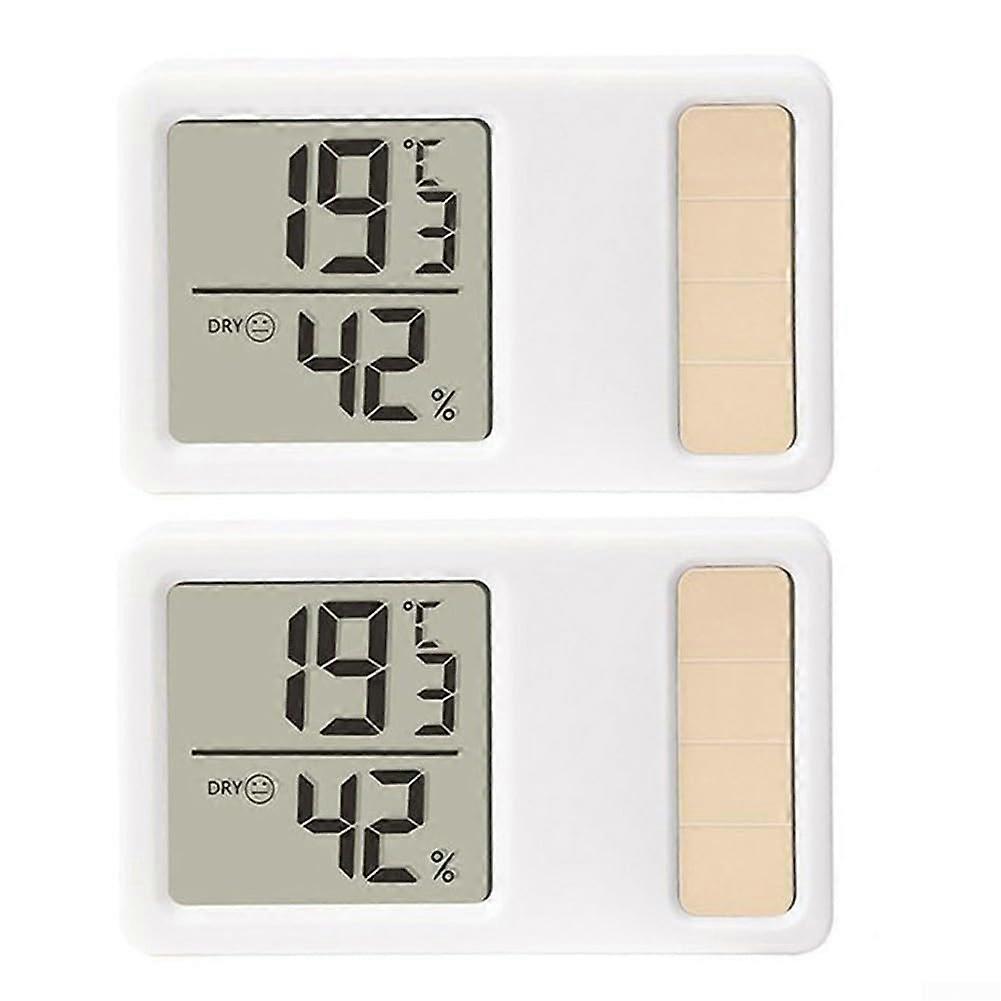 Indoor solar thermometer and hygrometer, accurate measurement of temperature and humidity for family health (5 x 3 cm)