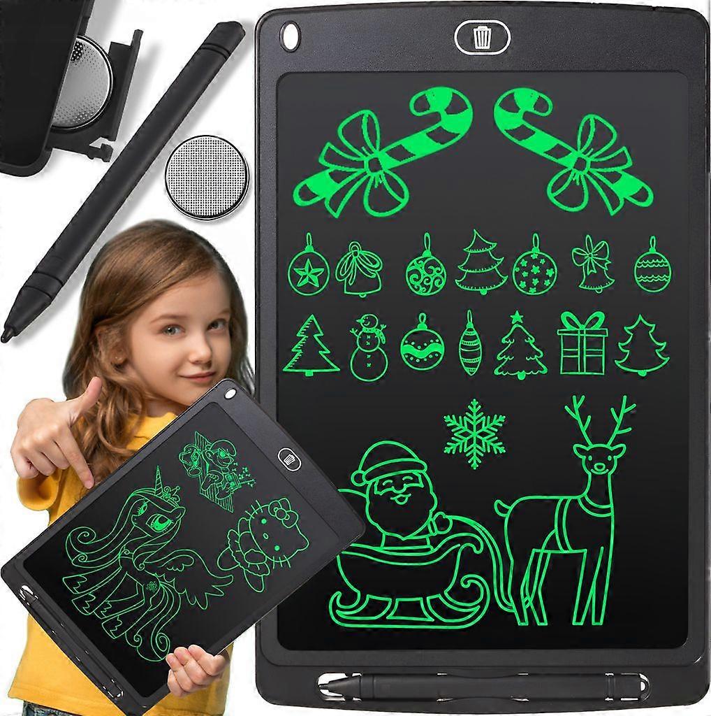 12" LCD Writing Tablet with Pen - Partially Erasable Electronic Drawing Board, Portable Kids' Gift