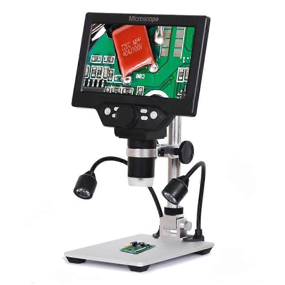 G1200D 7 inch Digital Microscope Electronic 12MP LCD Display Amplification Magnifier Tools,Plug-in