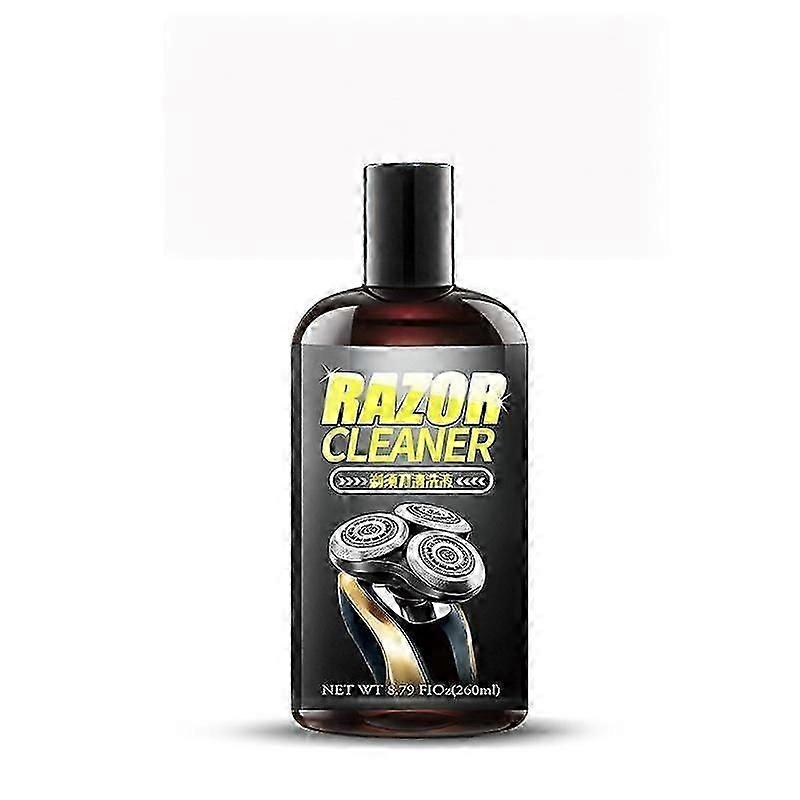 Universal Electric Shaver Cleaning Solution, Blade Cleaner with Brush, For Cleaning, Lubricating, And Rust Prevention To Most Shavers