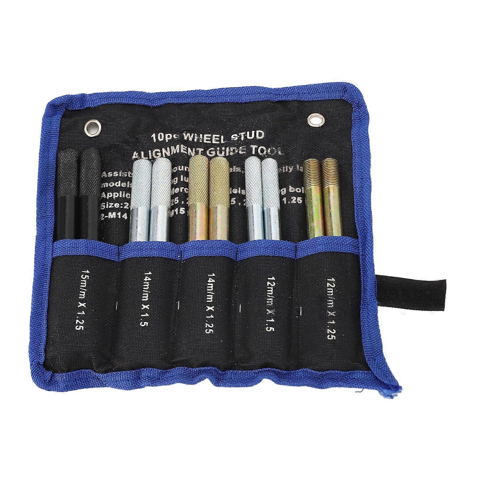 Wheel alignment pin  Wheel hanger  Positioning manual balancing tools  Metal construction for changing tires  10 pcs  Set 5