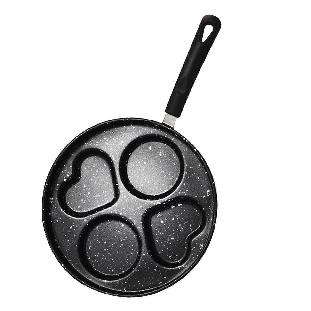 10 Inch NonStick Mini Frying Pan Multifunctional Breakfast Skillet Handle for Pancakes and Eggs Granite Coating for Daily Use