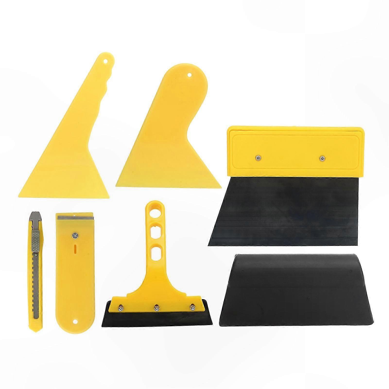 Automotive Window Tinting Kit with Installation Tool for Vehicle Wrapping (Yellow)