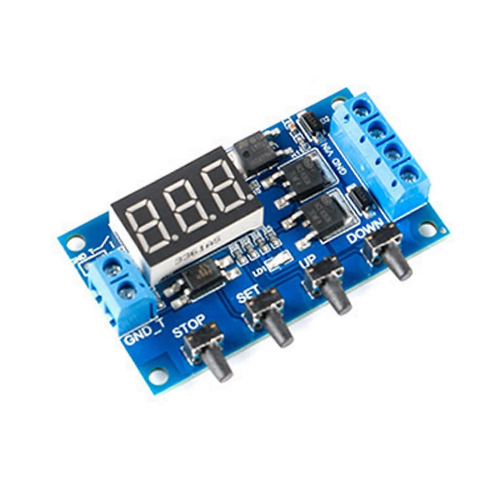 5 To 36V Digital LED Circuit Board Triggering Timer Switches Timer Relays Timer Delay Module Cycle Timing Circuit