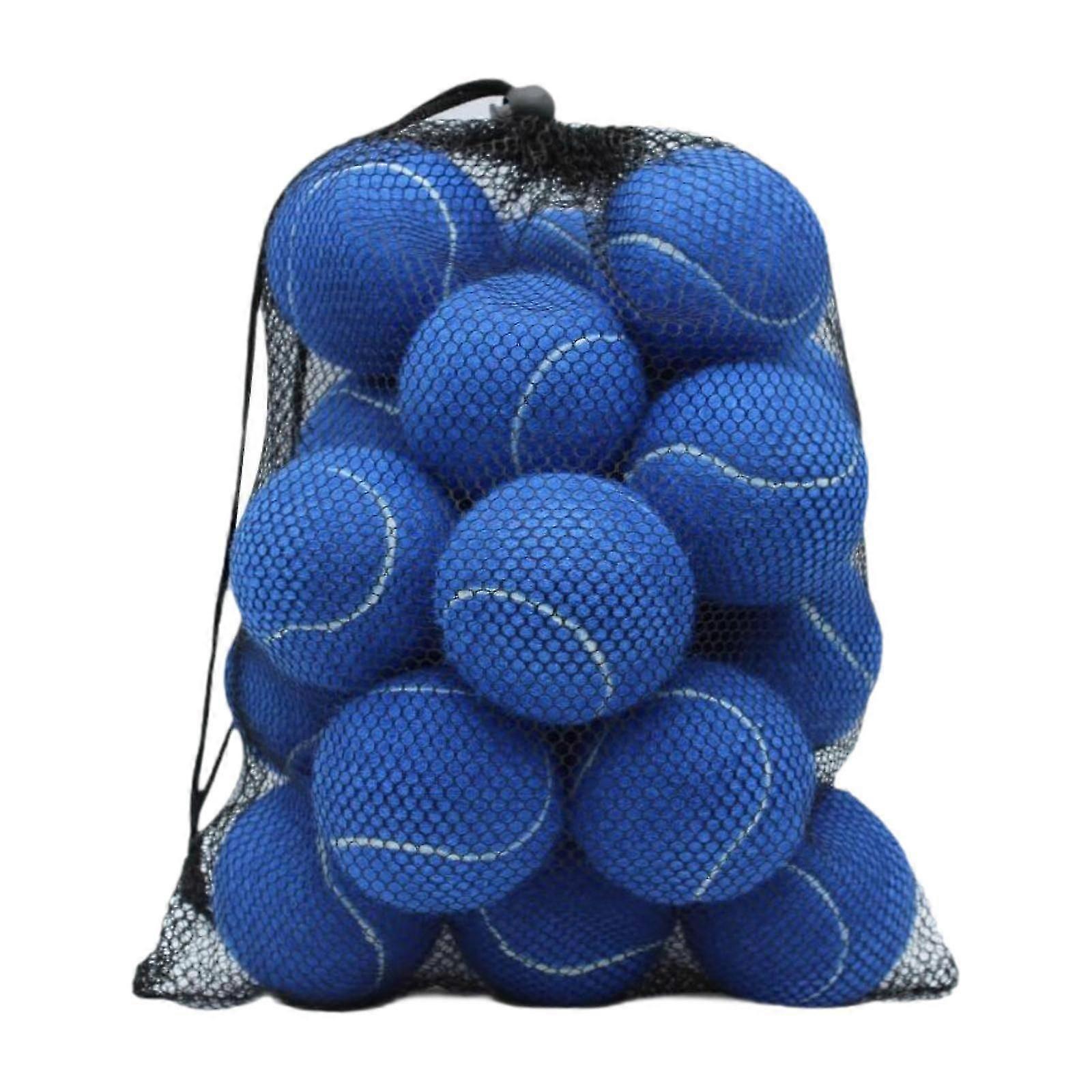 20Pcs Tennis Balls Elastic Balls Exercise 2.52" Diameter Wear Resistant Training Balls for Outdoor Sports Tennis Enthusiasts