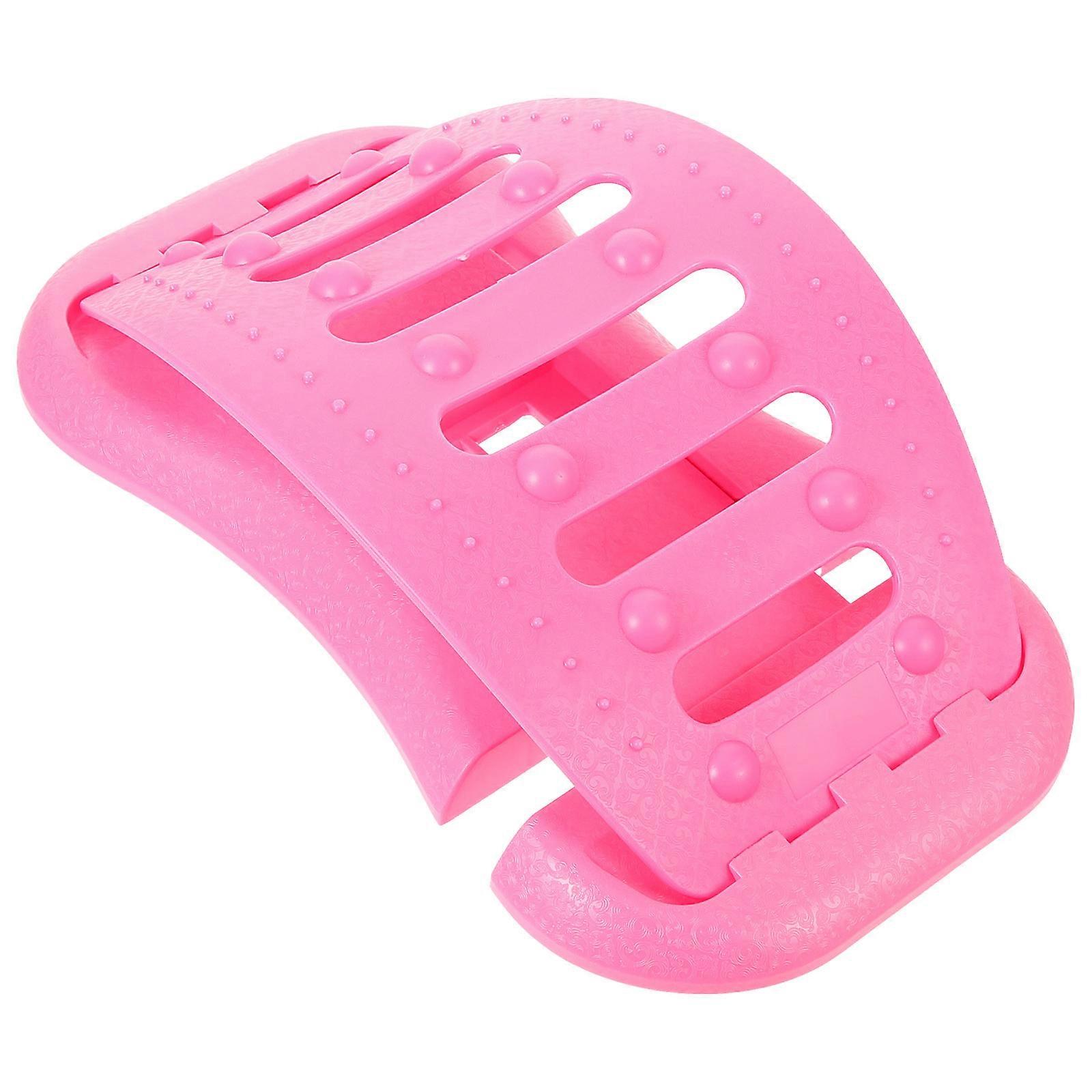 Back Massager Self Back Massage Tool for Office Work Adjustable Pink Abs 1Pack