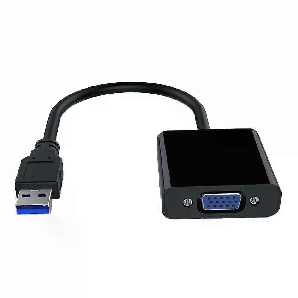 USB 30 to VGA Adapter Cable External Video Card Multi Display Converter For Windows 7/8/10 Desktop Laptop PC Projector Monitor
