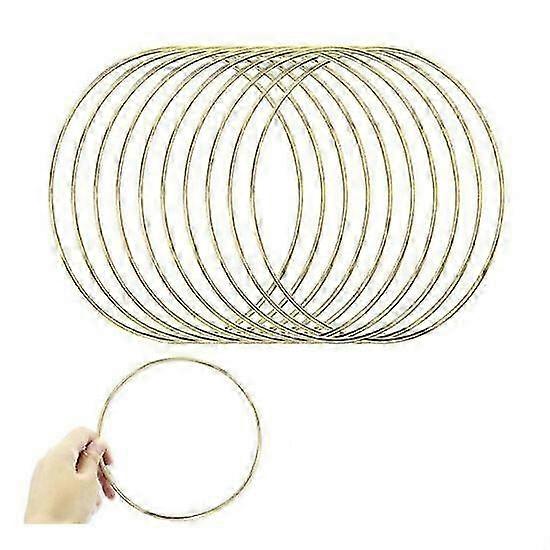 Gold Dream Catcher Ring Macrame Craft Hoop DIY - 1 Piece