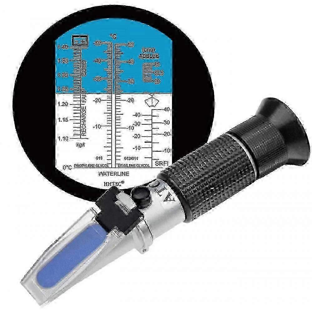 4-in-1 Antifreeze Refractometer for Ethylene Glycol Propylene Glycol Coolant Battery Testing