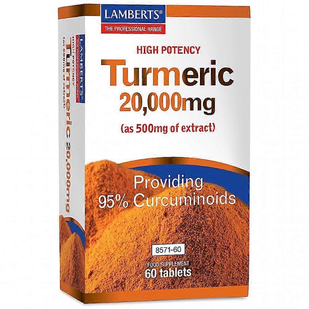 Lamberts Turmeric 20000mg 60 tablets - 3 Pack