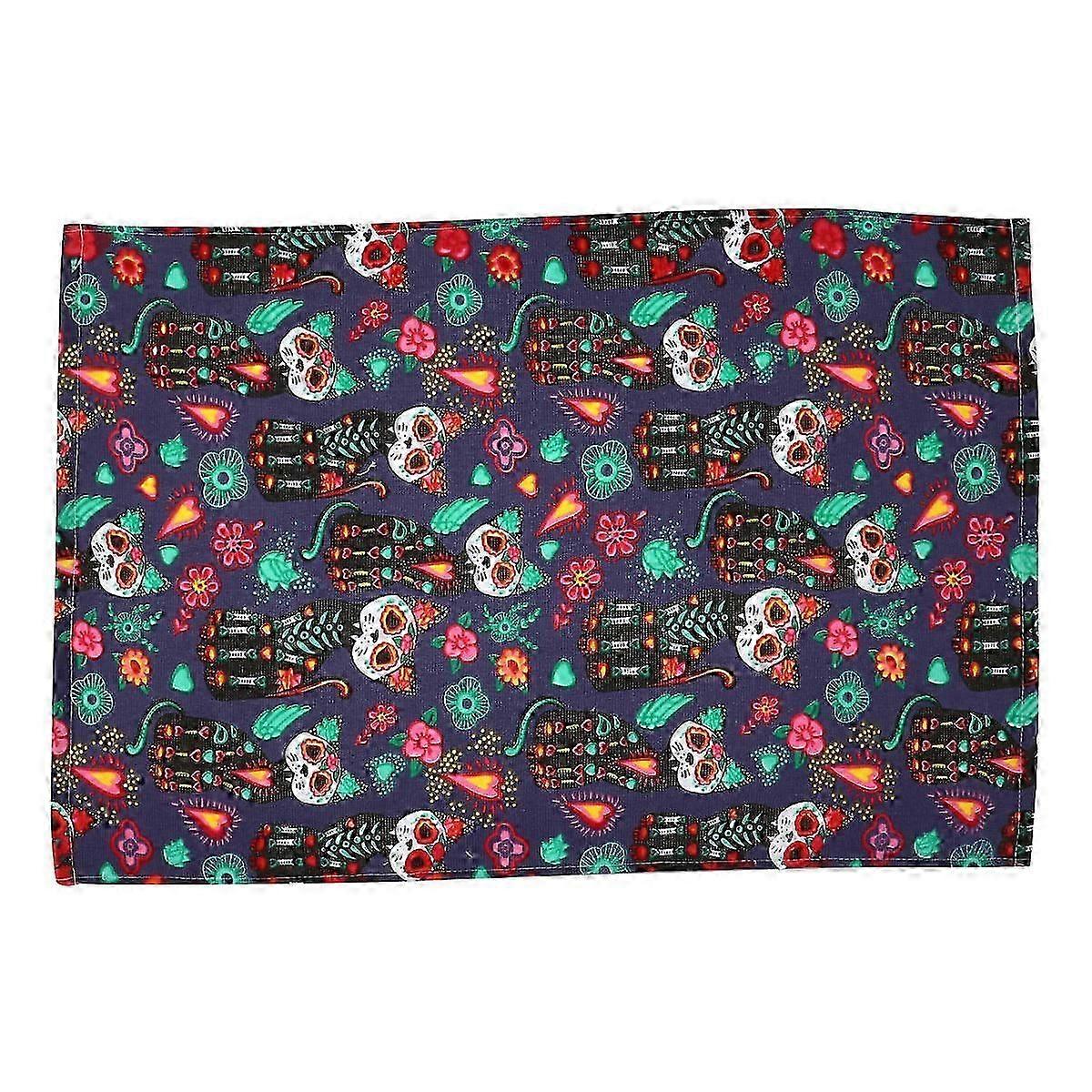 Dish Drying Cloth Use Cotton Rectangular Tea Towel 1Set