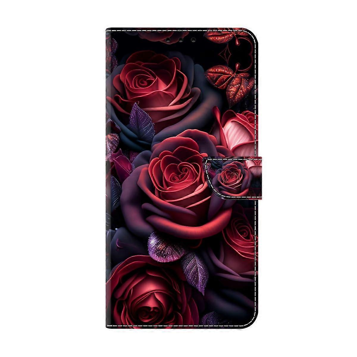 Xiaomi Redmi Note 9 Case, 3D Painted Shockproof Flip Folio Wallet Cover