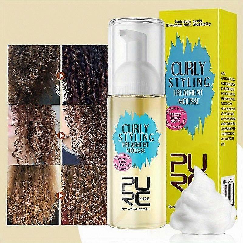 Defining Curl Mousse 50ml for Enhanced Waves and Curls Styling Treatment Hair Foam
