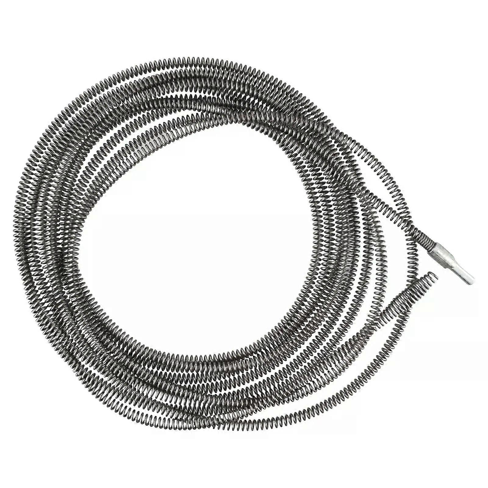 Efficient Pipe Clearing Professional Pipe Dredging Tool 10mm Spring Diameter 5 Meter Length for Floor and Sewer Drains