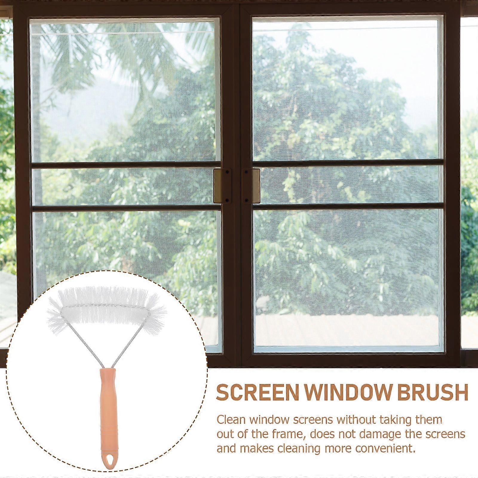2pcs Multi-functional Window Screen Brush Window Screen Cleaning Brush for Home