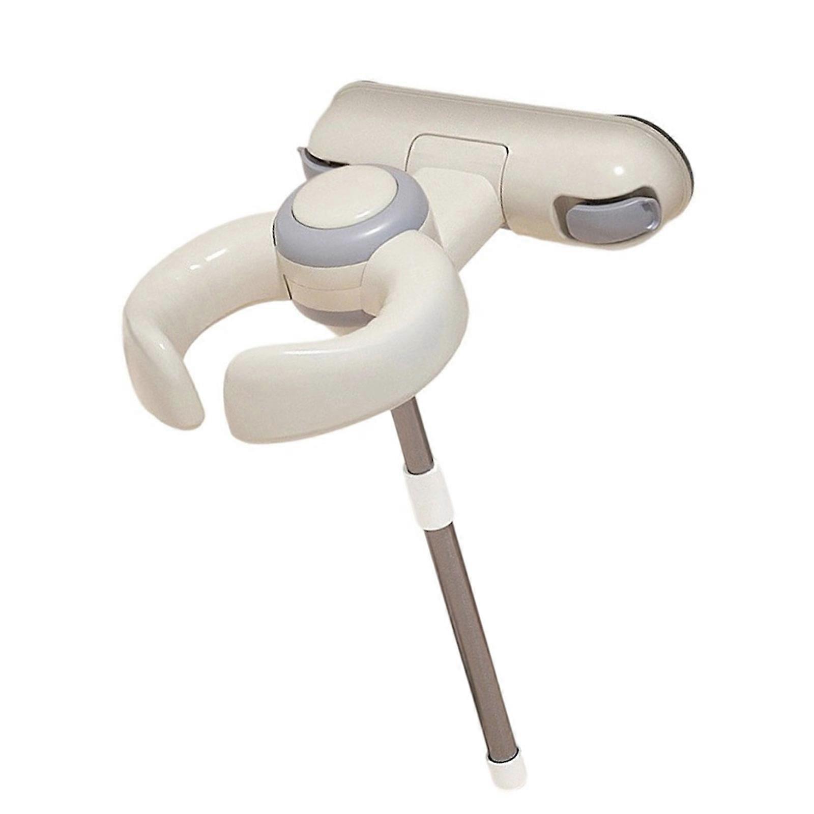 No Drilling Bath Time Assistant For Infants Wall Mounted Support Rack Enjoy Relax Bathing During Shower Routine  Light Grey