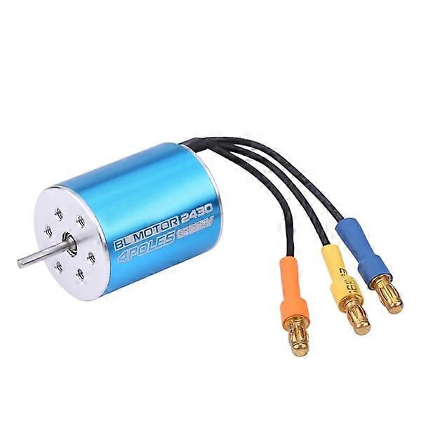 2430 8200KV 4-Pole Sensorless Brushless Motor with ￠2mm Shaft for 1/16 1/18 RC Model Car
