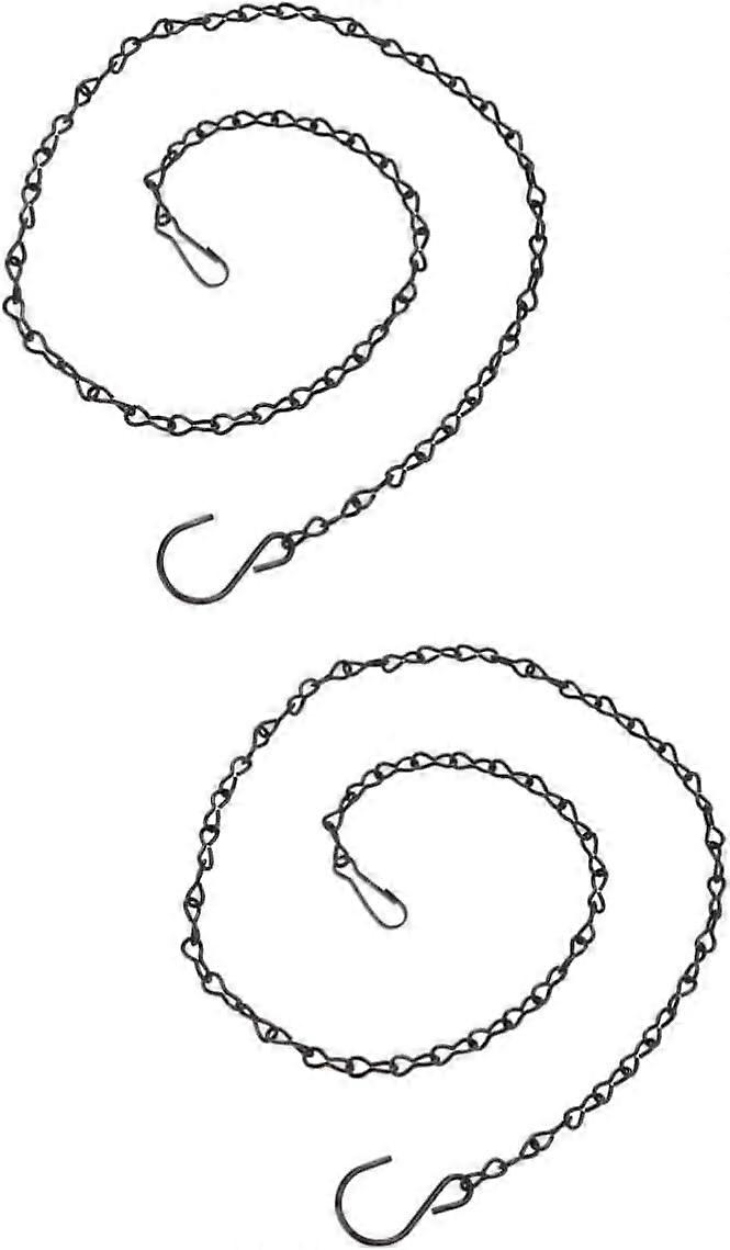 Sets Hanging Chain for Bird Feeders Planters Shape Iron Chain Adjustable Hook