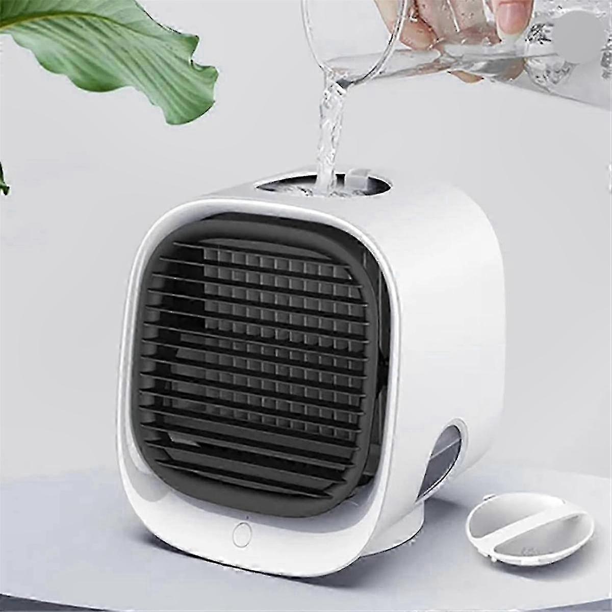 Portable Air Cooler with Cooling Fan, Compact AC Unit for Home and Office Use