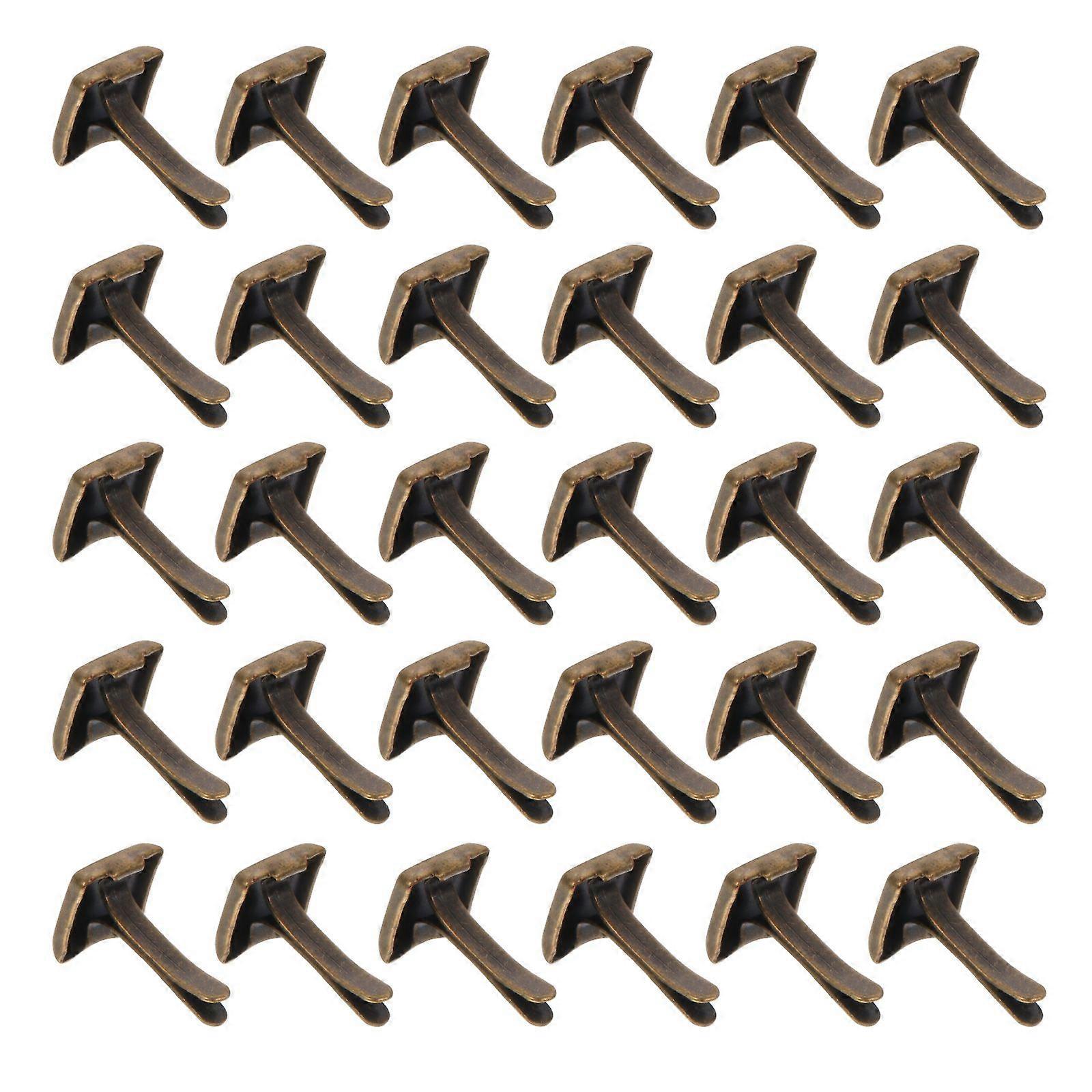 300pcs Craft Rivets DIY Square Two Feet Studs Spikes Double-legged Studs