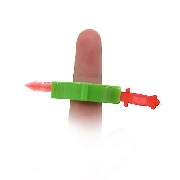 Sword Through Finger Magic Trick Magician Close Up Props Gags Joke Tool