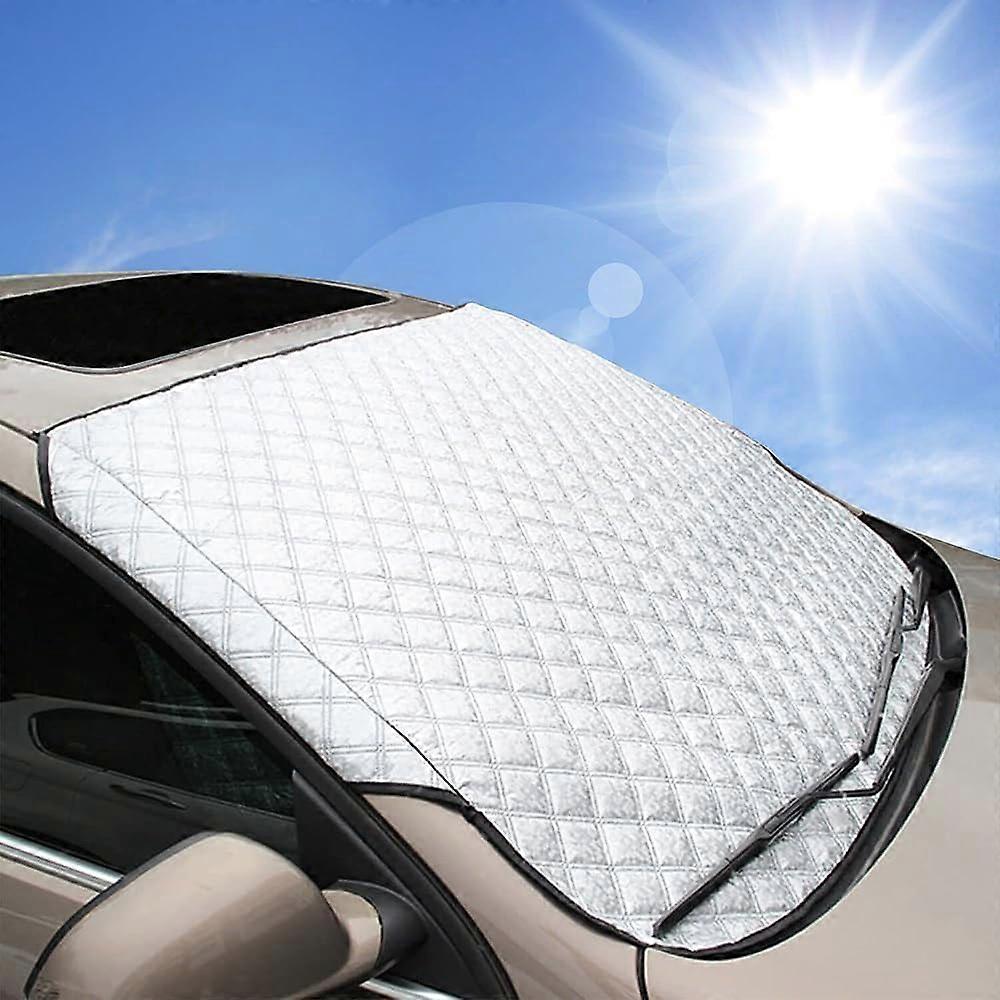 Car Windscreen Frost Cover for Citroen Berlingo 2018 Magnetic Windscreen Protector, Winter Sun Shade