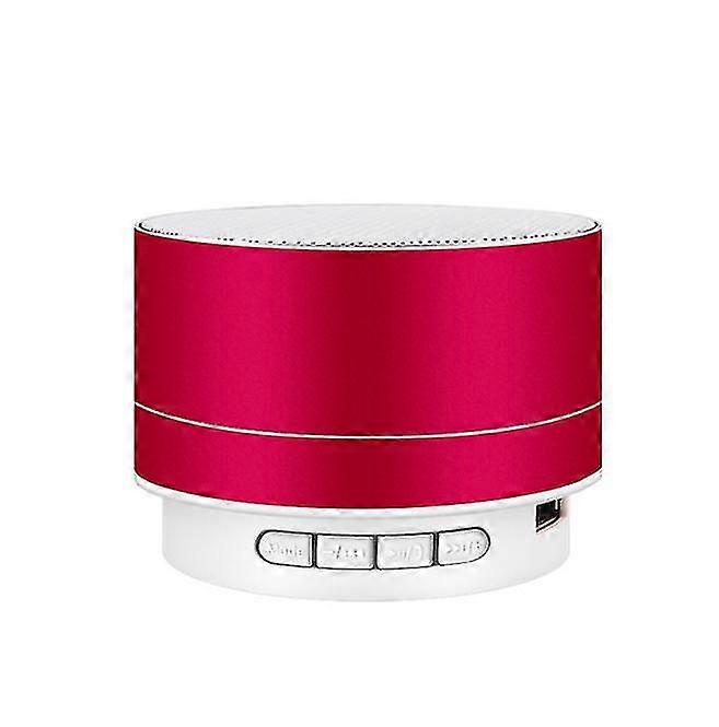 Red Usb Wireless Bluetooth Speaker,mini Subwoofer Outdoor Player Az...