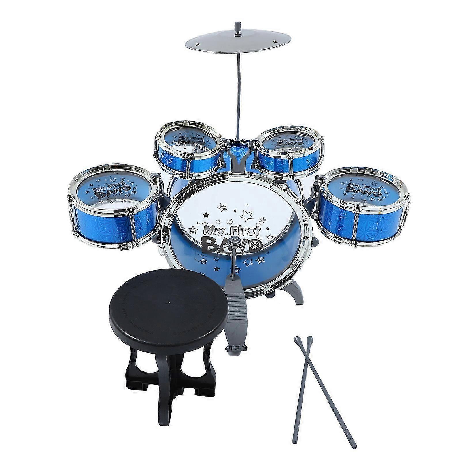 Simulation Jazz Drum Kit For Children Learning Playtime Creative Experience 1 Set