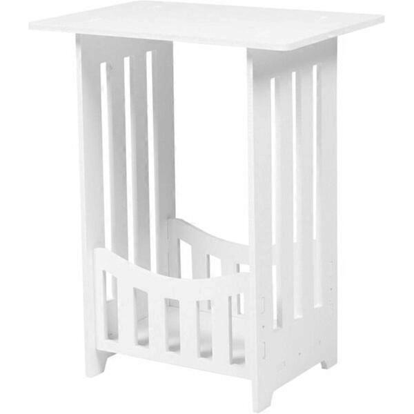 Bedside storage rack with ample space to create a unique atmosphere