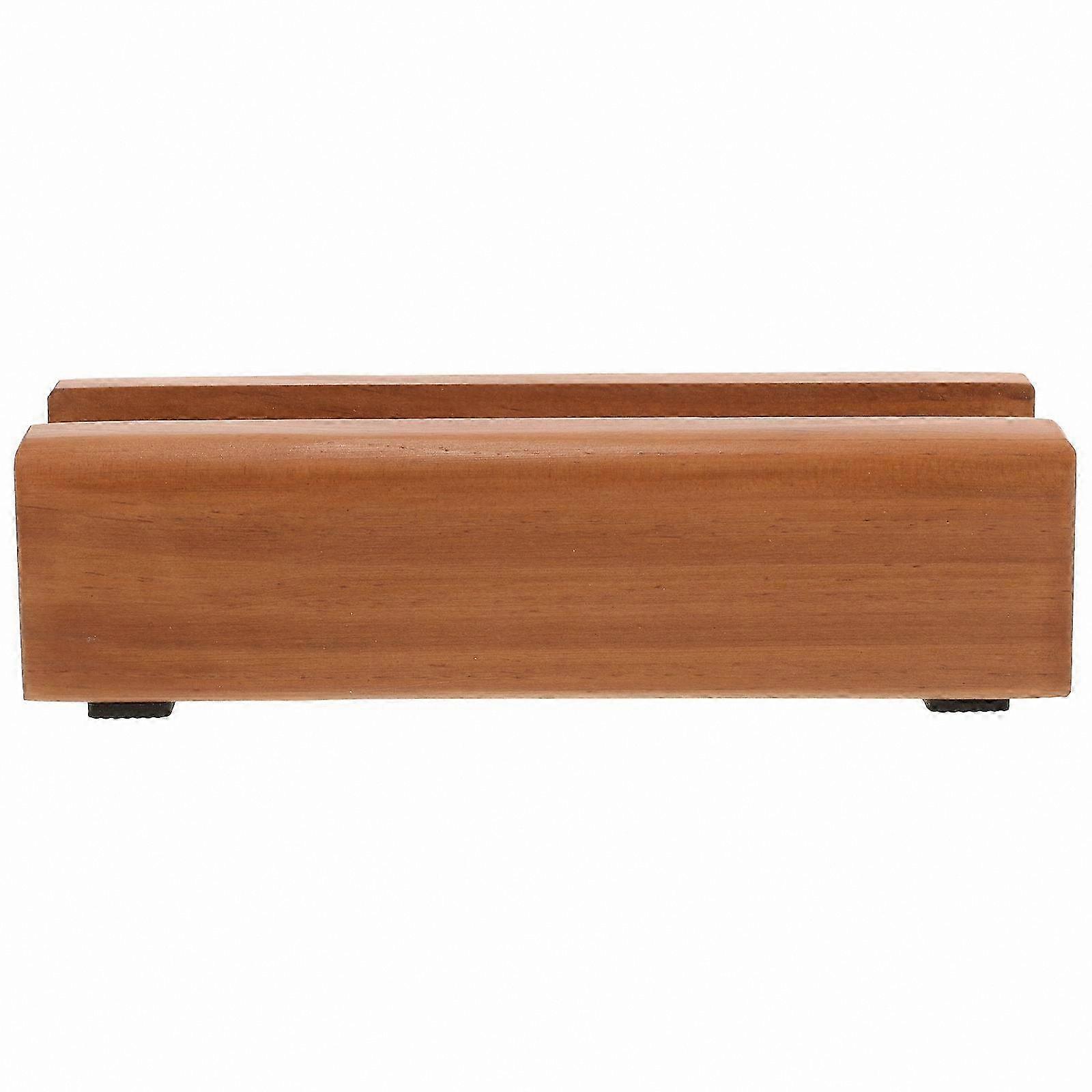 Solid Wood Full-Length Mirror Stand with Heavy Duty Base