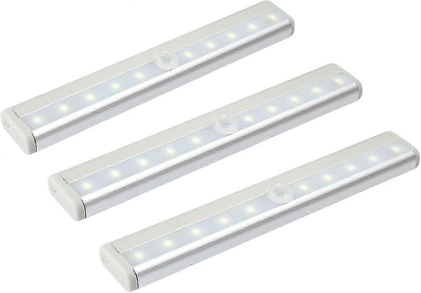 10 LED Infrared Induction Lights Motion Sensor Night Light Closet Light Can Stick Anywhere Battery Operated