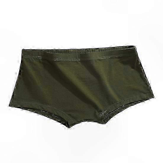 Men's Everyday Comfort Boxer Briefs - Solid Color, Breathable Elastic Waistband with U-Convex Flat-Angle Fit