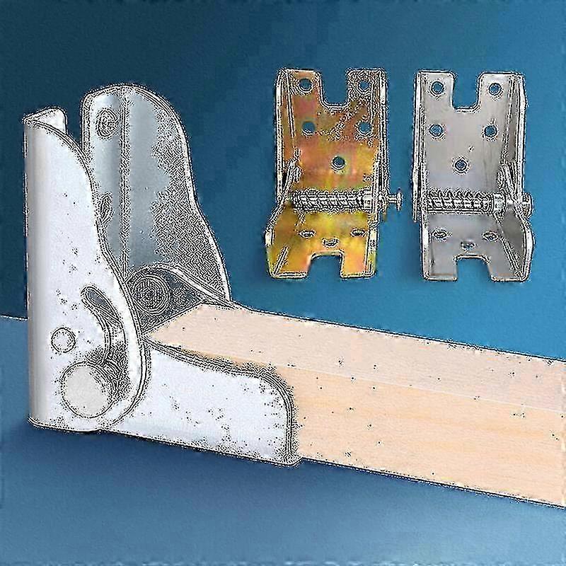 90-Degree Self-Locking Folding Hinge Table Legs for Chair Extension - 2 Pack Edition 0909