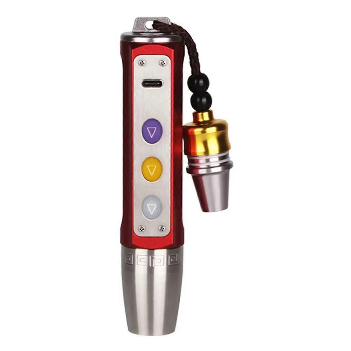 Jade Identification Flashlight Gem Jewelry Detector Light Mini 365nm Rechargeable Ultraviolet LED UV Torch,B