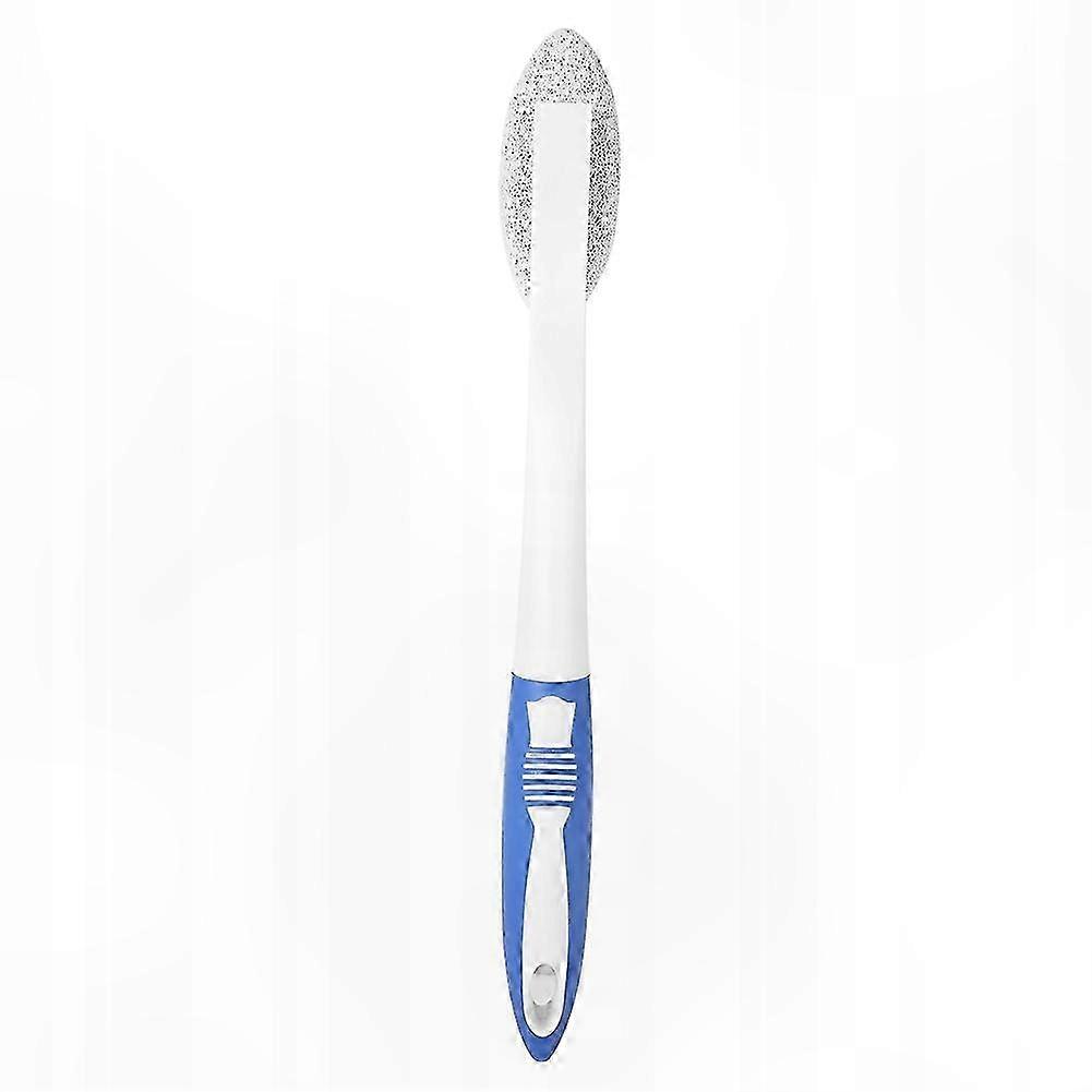 Long Handle Foot Care Tool with Pumice Stone for Easy Pedicure Use at Home