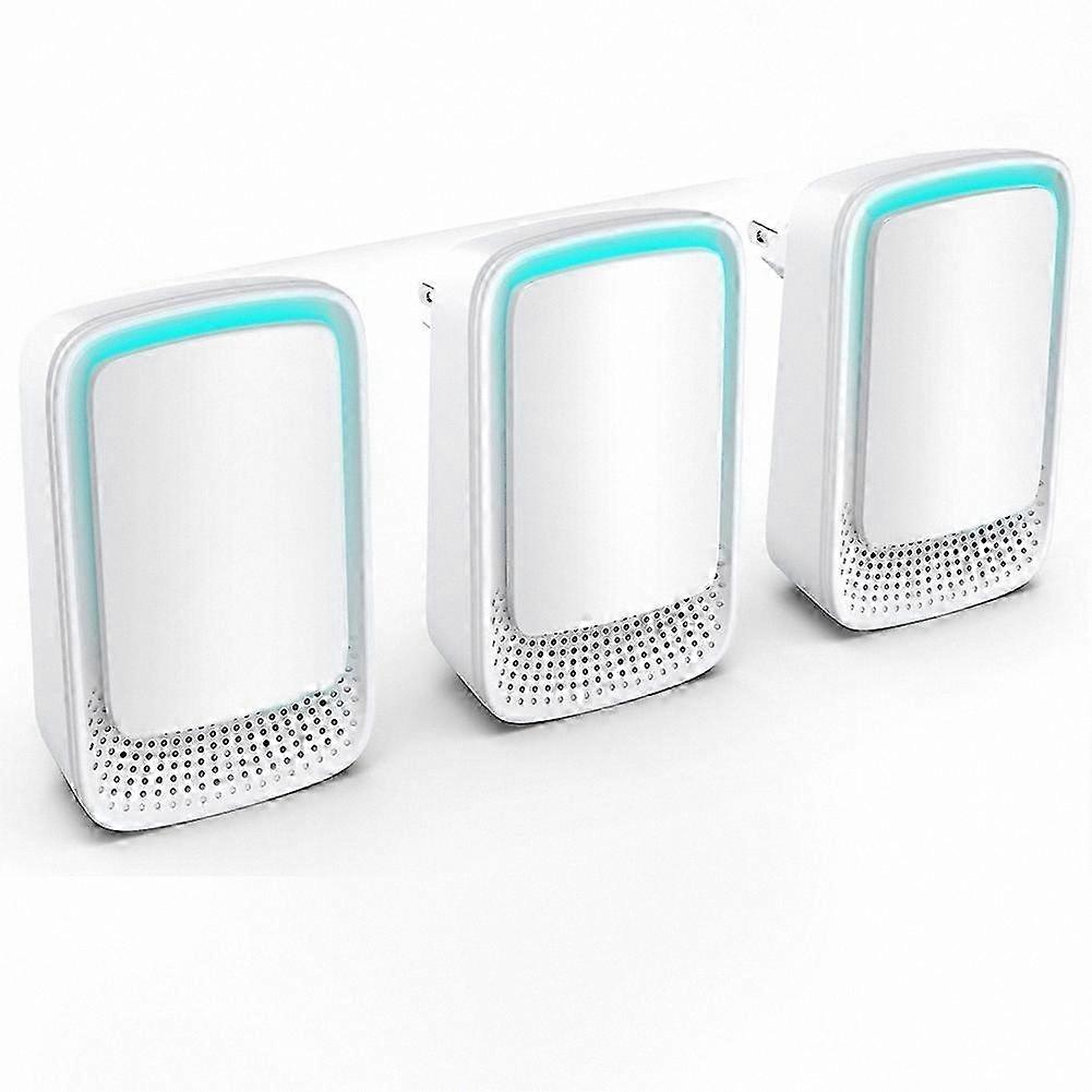 Air Purifiers with Negative Ion Technology, 3-Pack for Home Use, EU-Compatible Models