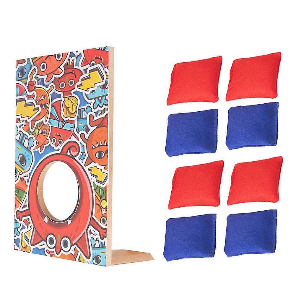 Kids Cornhole Game Sandbag Toss Toy for Indoor Sports 1Set