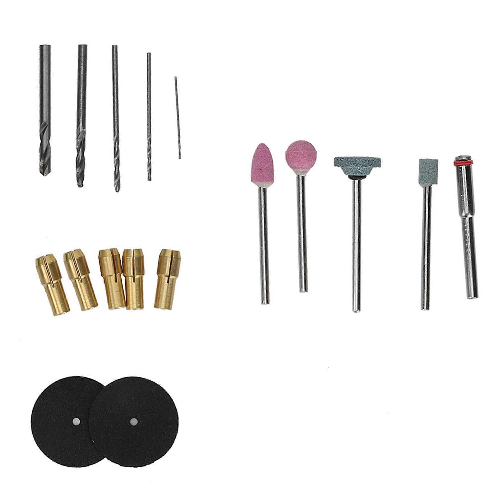 19Pcs Mini Electric Grinder Set 18W Adjustable Speed Hand Tool