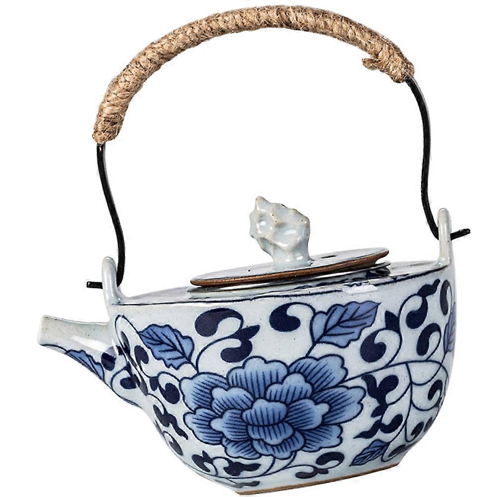 Vintage Porcelain Tea Pot Ceramic Teapot for Storage Use Home