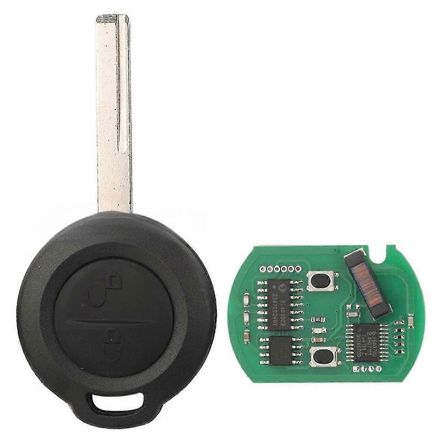 Car Key Remote ID46 PCF7941 433MHz 2 Button for Mitsubishi Colt 2002-2012 Cabriolet 2006-2008 Access