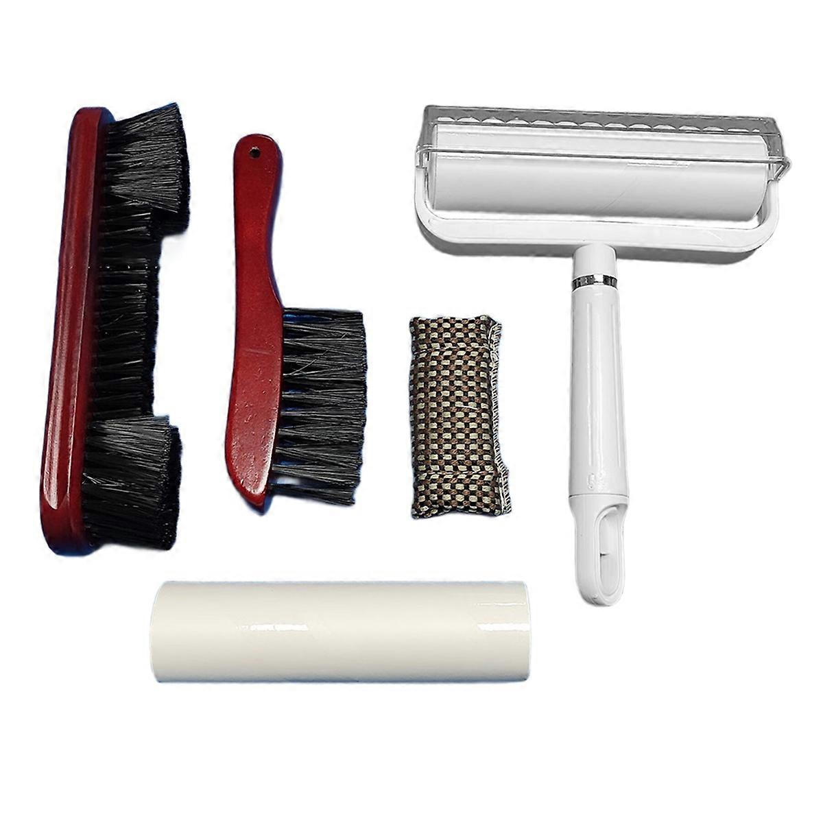 Pool Table Brush Set Wooden Handle Cleaning Tool Brush and Knife Brush for Pool Table Tablecloth