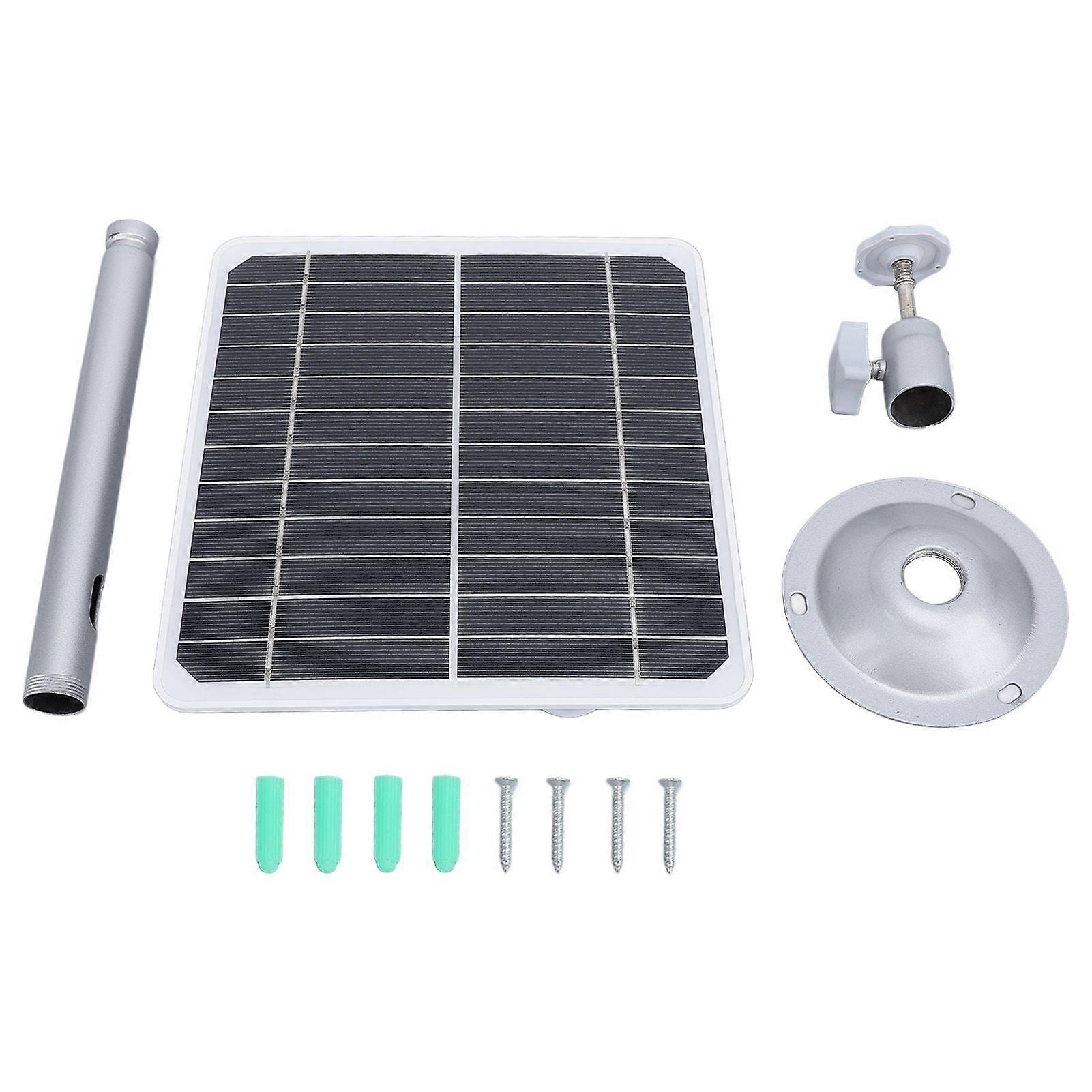 Camera Solar Panel 20w 5V IP68 Waterproof High Efficiency Camera Monocrystalline Solar Panel for Home