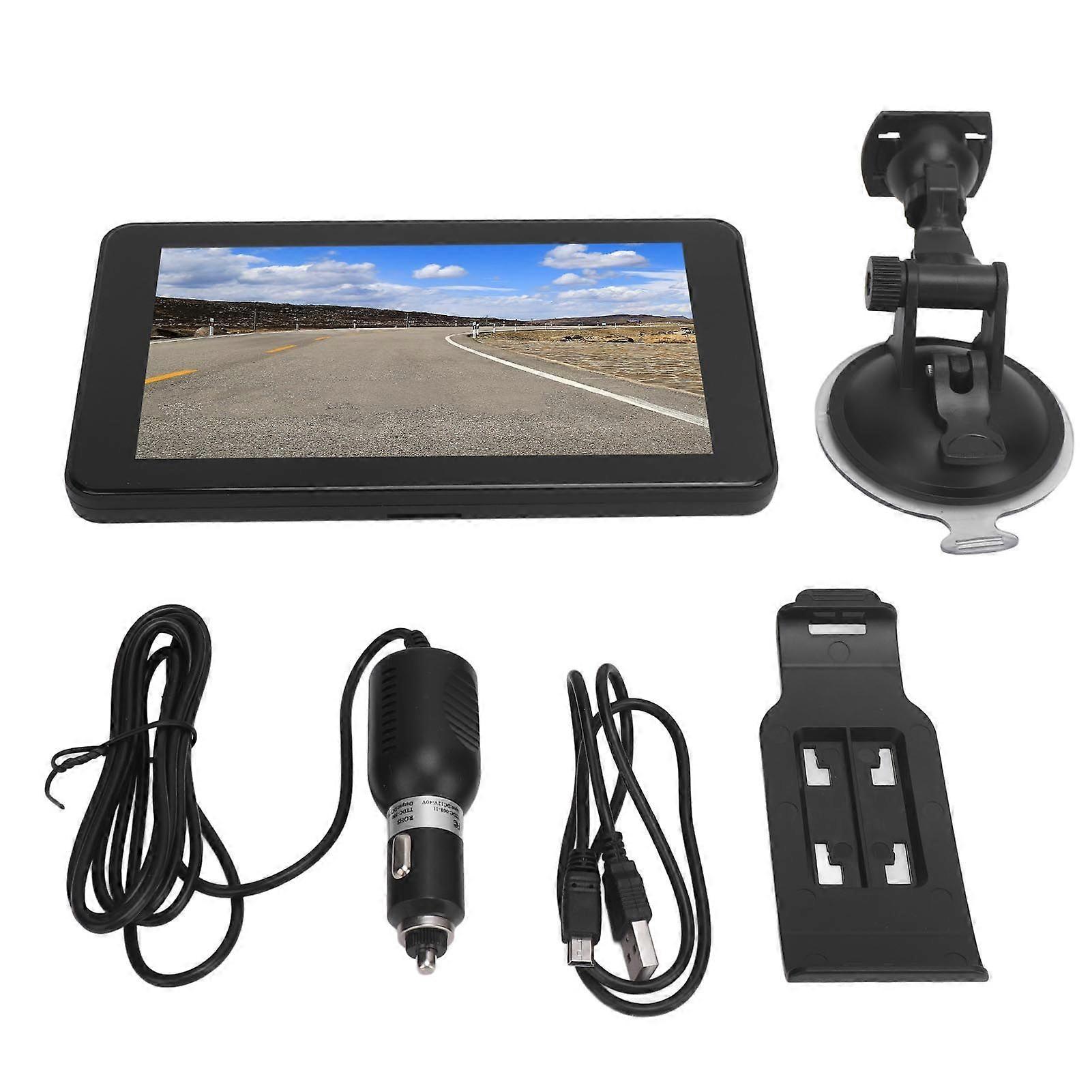 GPS Navigator 7 Inch Touchscreen Screen 256MB 8GB Voice Guidance Portable Gps Navigation System for Car Bus Truck
